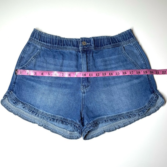 Kancan Women’s High Rise Ruffle Hem Shorts Size- XL - Picture 4 of 6